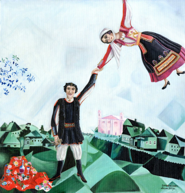 Sardevoluzioni da Chagall abito Nuoro