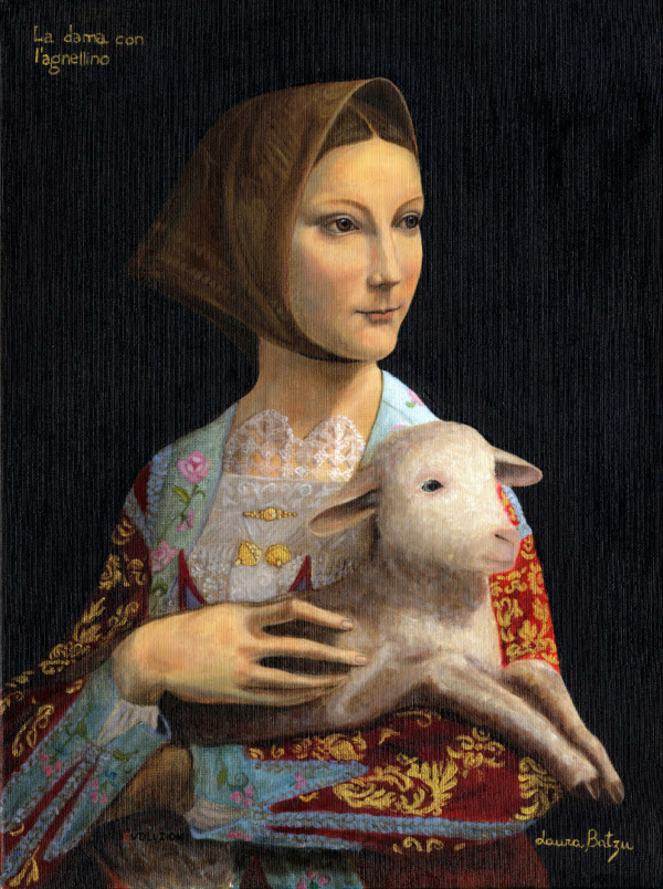 la dama con l'agnellino